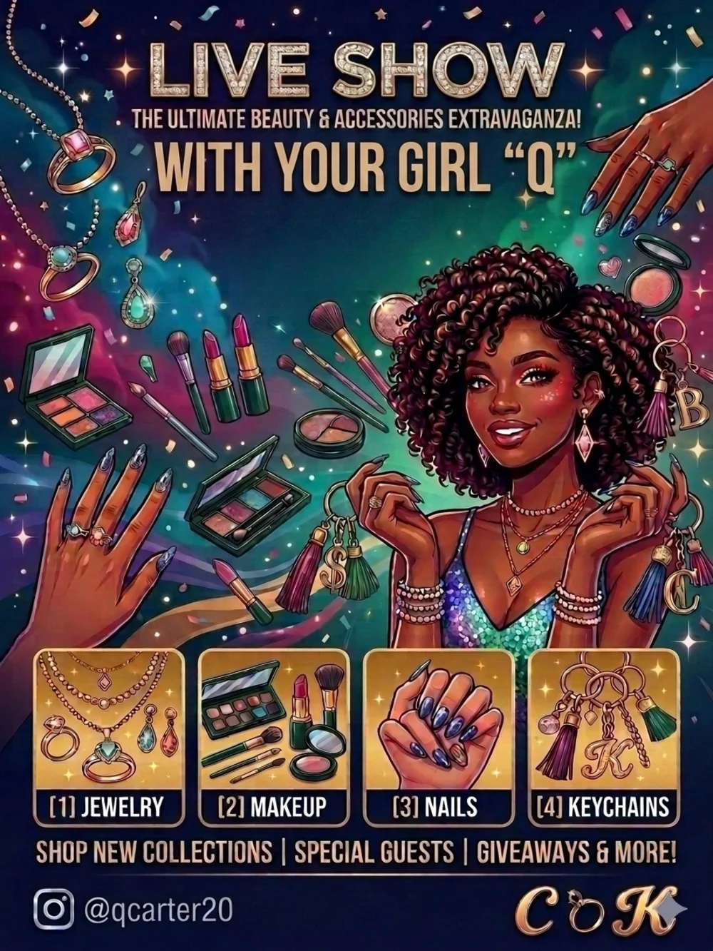 Live Show Makeup, Jewelry And Accessories with Your Girl